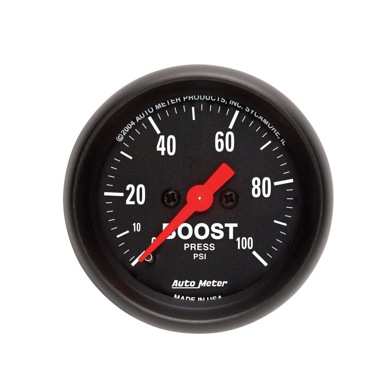 Autometer Z Series 52mm 0-100 PSI Mechanical Boost 2618