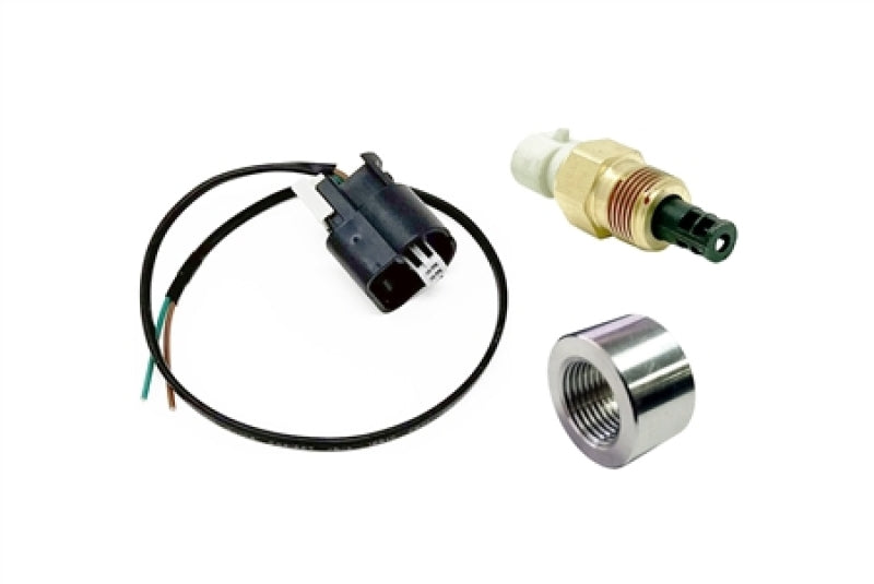 Torque Solution Fast Response SD IAT Sensor Kit GM Style IAT Sensor w/ Pigtail & Aluminum Weld Bung Torque Solution