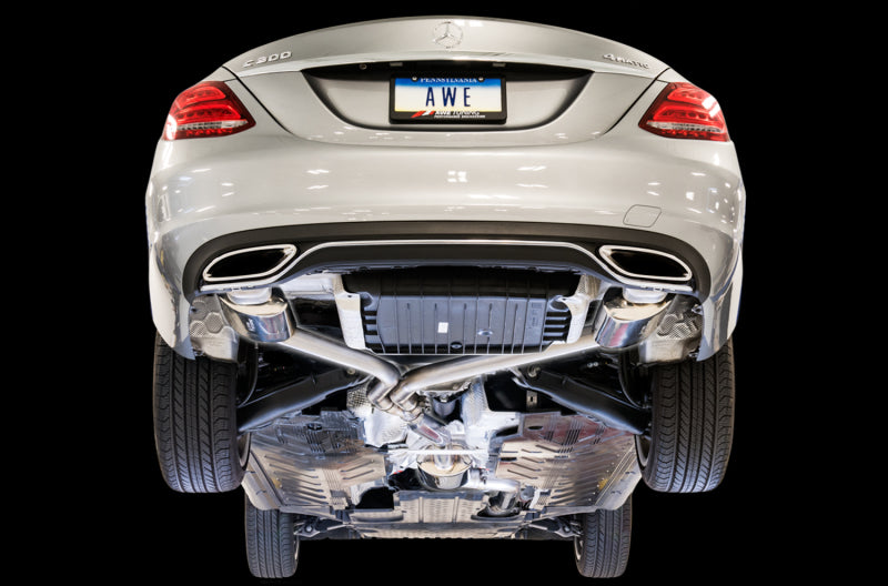AWE Tuning Mercedes-Benz W205 C300 Touring Edition Exhaust AWE Tuning