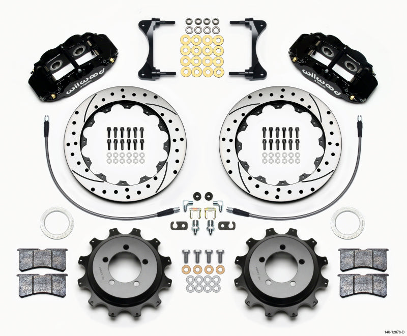 Wilwood Narrow Superlite 4R Rear Kit 12.88in Drilled 99-05 WRX / 99-07 Impreza Wilwood
