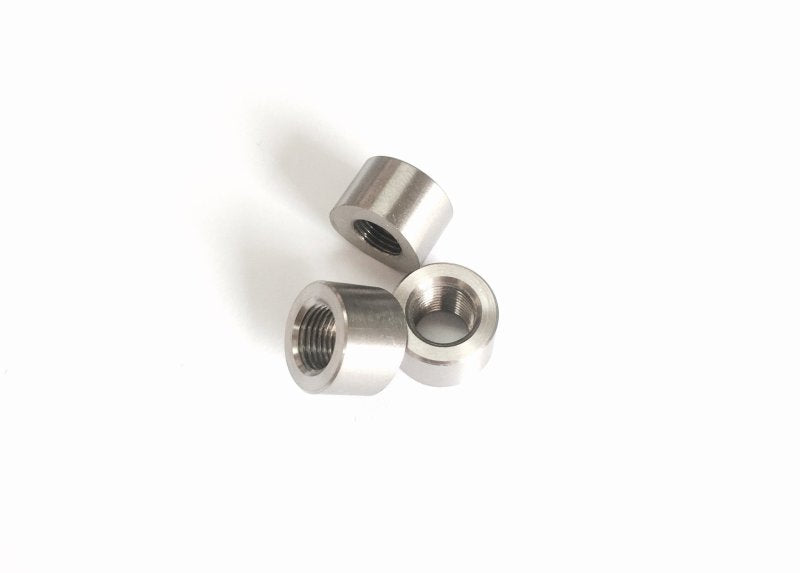 Ticon Industries 1/8in NPT Titanium Sensor Bung 1.5in to 5in Tubing - Coped End - eliteracefab.com