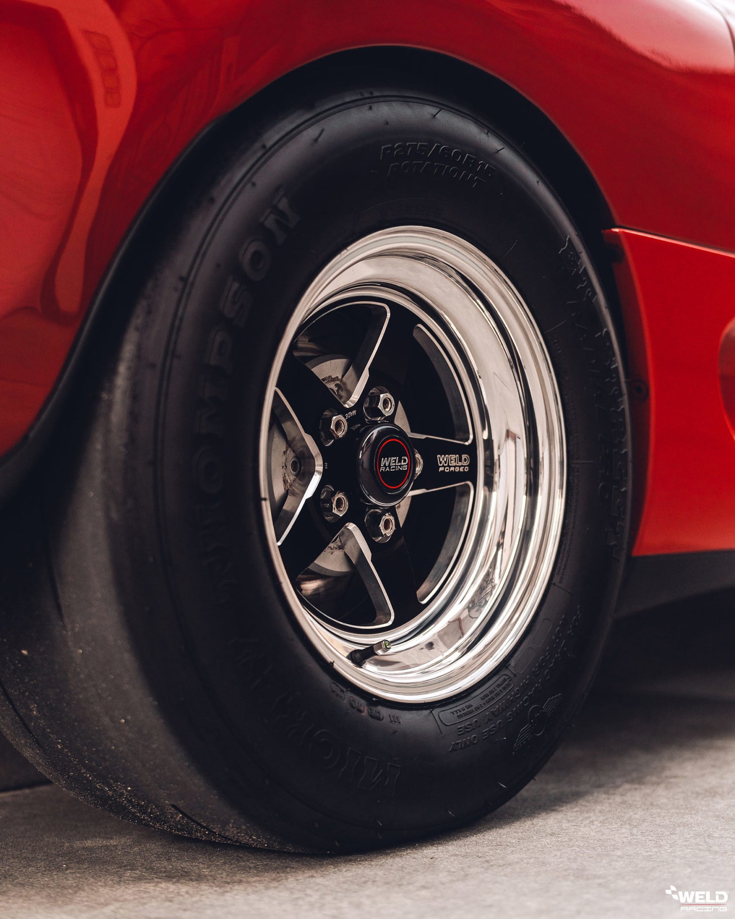 Weld S71 17x10 / 5x120mm BP / 7.2in. BS Black Wheel (High Pad) - Non-Beadlock - eliteracefab.com