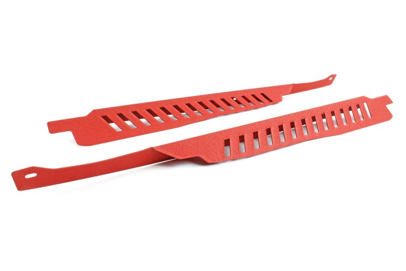Perrin 11-14 Subaru WRX/STI Fender Shroud Set - Red - eliteracefab.com