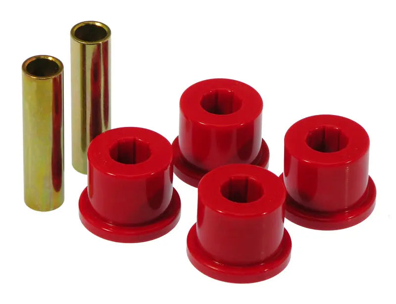 Prothane GM 2/4wd Rear 1.5in OD Frame Shackle Bushings - Red Prothane