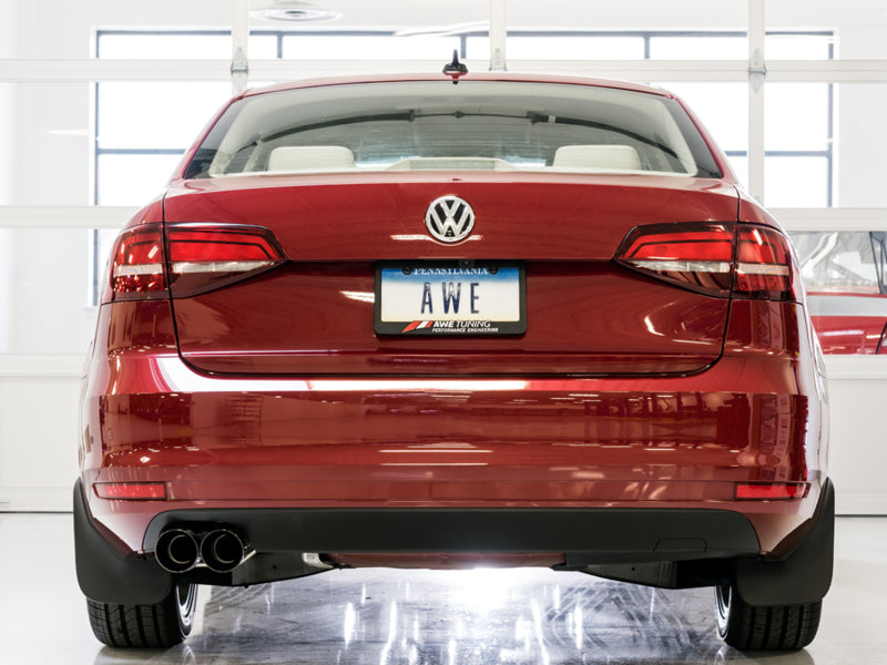 AWE Tuning 09-14 Volkswagen Jetta Mk6 1.4T Touring Edition Exhaust - Diamond Black Tips AWE Tuning