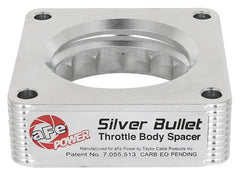 aFe Silver Bullet Throttle Body Spacer 09-18 Nissan 370Z V6-3.7L (VQ37VHR) - eliteracefab.com
