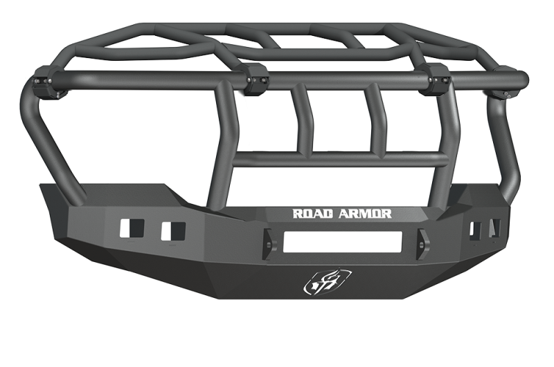 Road Armor 11-16 Ford F-250 Stealth Front Bumper w/Intimidator Guard - Tex Blk Road Armor