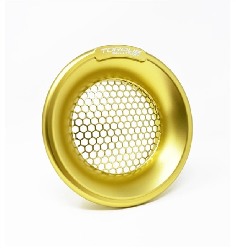 Torque Solution Turbo Velocity Stack Shield (Gold) for For 4" Inlet - TS-VS-740-GD