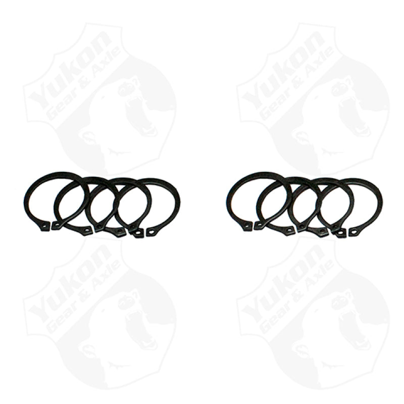 Yukon Gear (4) Full Circle Snap Rings / Fit 297X U-Joint w/ Aftermarket Axle Yukon Gear & Axle