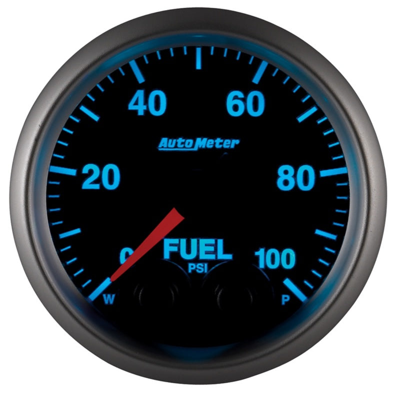 Autometer Elite 52mm 0-100 PSI Fuel Pressure Peak & Warn w/ Electronic Control Gauge 5671