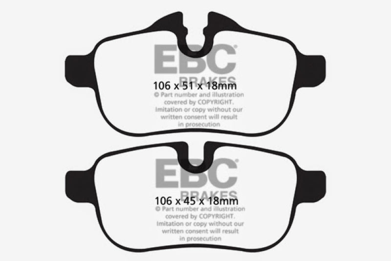 EBC RedStuff Rear Brake Pads - DP32046C EBC