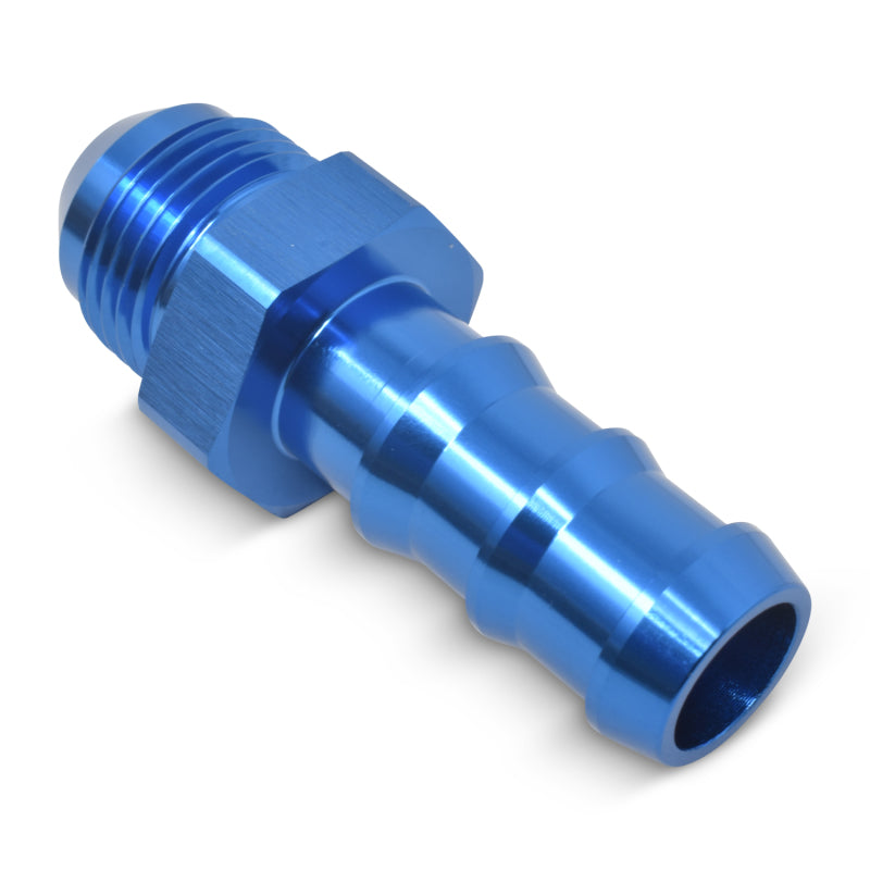 Russell -8 AN to 1/2 in Hose Barb Adapter Blue - 670310
