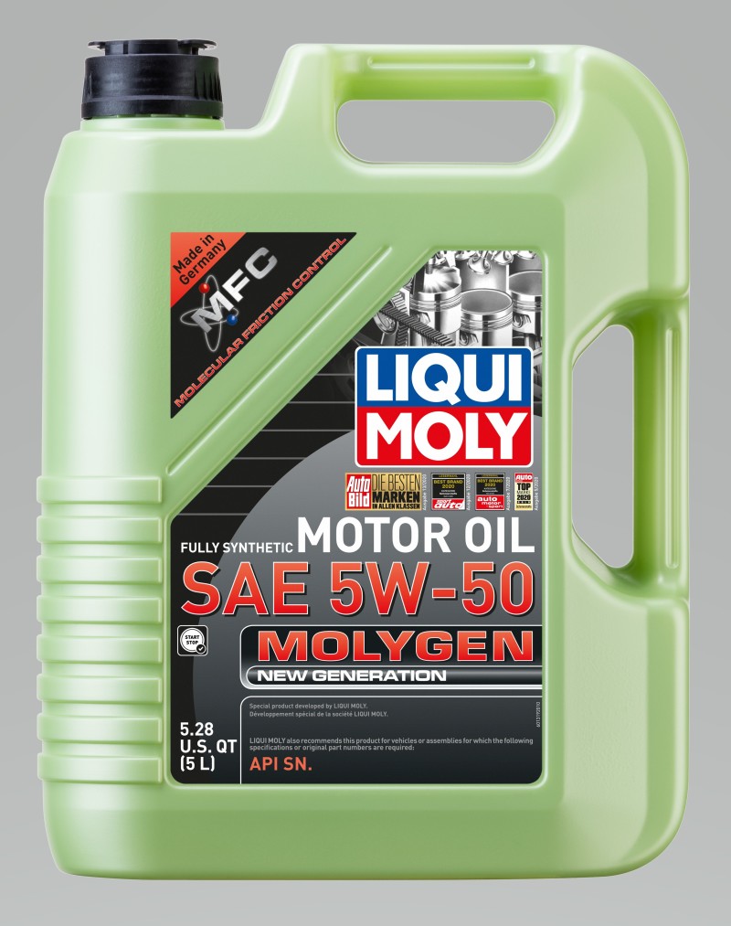 LIQUI MOLY 5L Molygen New Generation Motor Oil 5W50 LIQUI MOLY