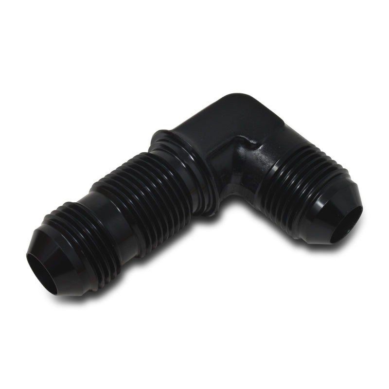 Russell -6 AN 90° Flare Bulkhead Fitting Black - 661253