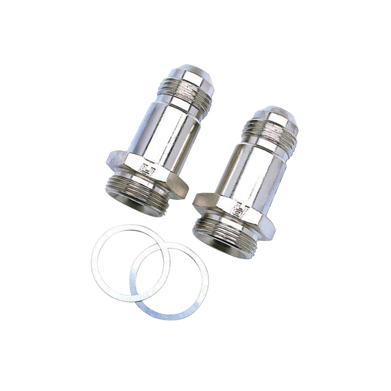 Russell Carburetor Fitting -8 AN 2-Pack - 640211