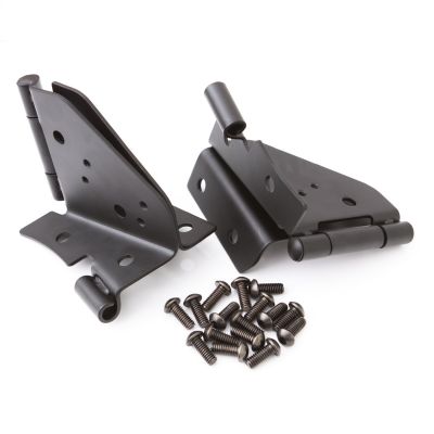 Rampage 1978-1983 Jeep CJ5 Windshield Hinge - Black - eliteracefab.com