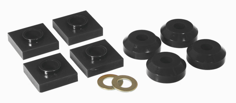 Prothane 76 & Earlier Ford F150/250 Transfer Case Mounts - Black - eliteracefab.com
