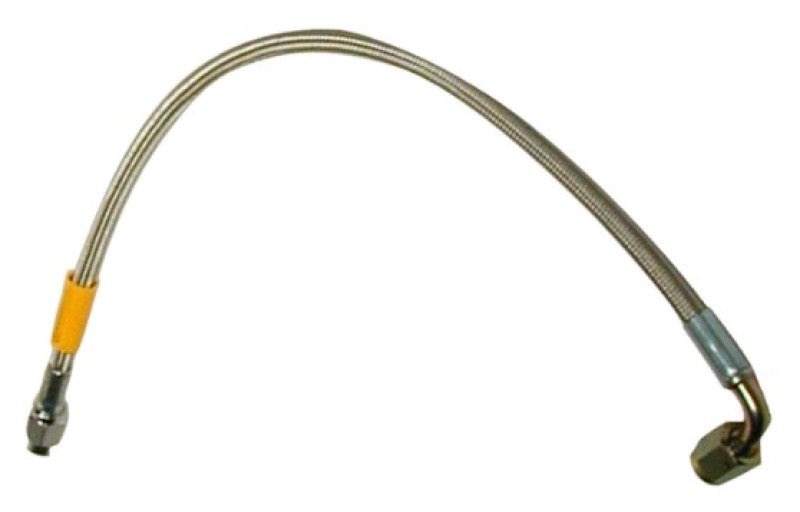 Wilwood 14in OAL Flexline -3 Hose to -3 Female 90 Degree End Wilwood