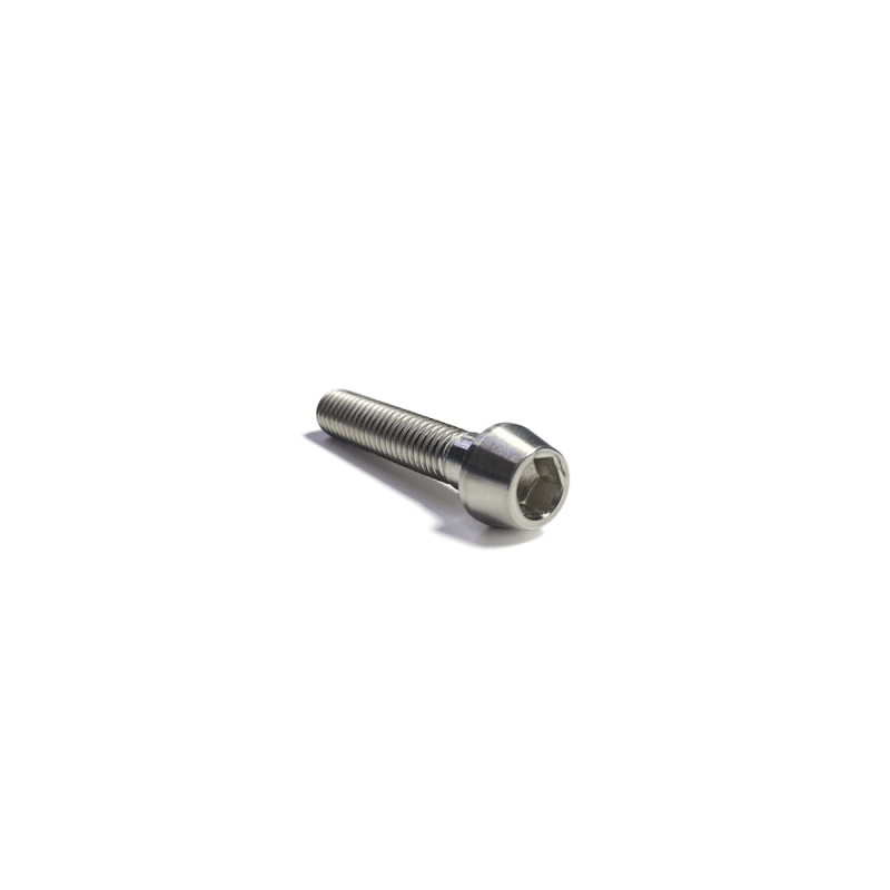 Ticon Titanium Bolt Taper Cone M6x10x1TP 4mm Allen Head