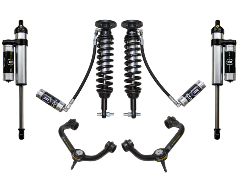 ICON 1.75-2.63in Stage 4 Tubular UCA Suspension System for 2014 Ford F-150 2WD - K93074T