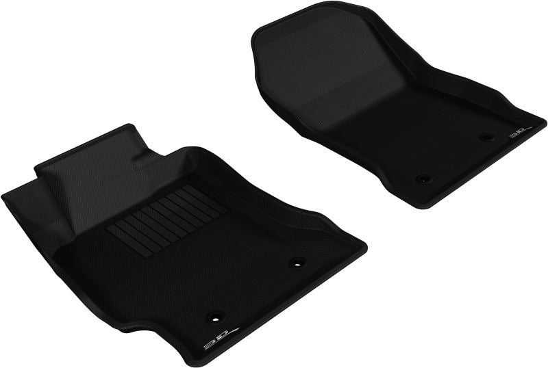 3D MAXpider 2013-2019 Toyota/Subaru/Scion FR-S Kagu 1st Row Floormat - Black - eliteracefab.com