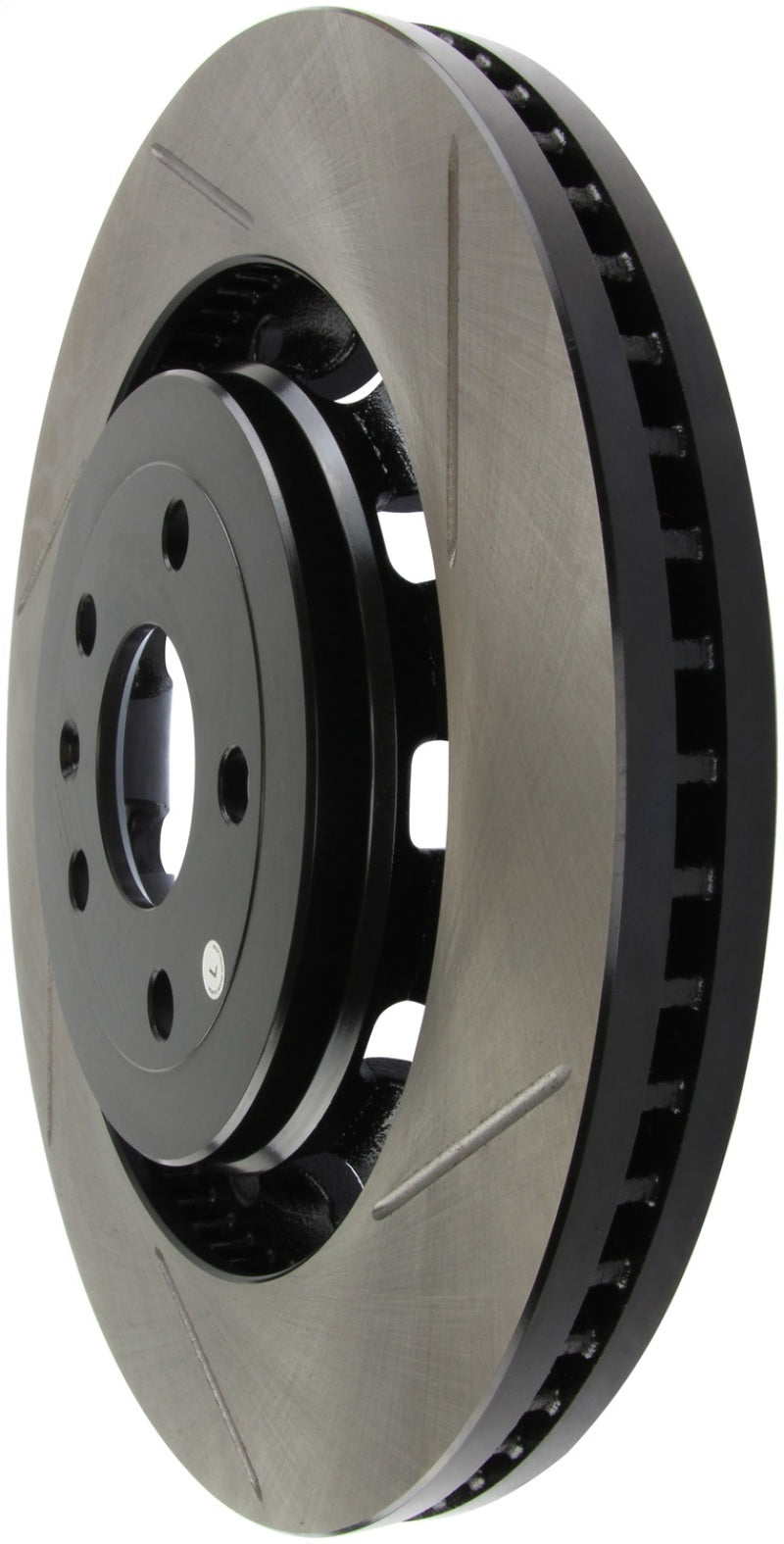 StopTech 17 Ford Flex/ 17 Ford Explorer w/ Heavy Duty Brakes Front Left Slotted Rotor Stoptech
