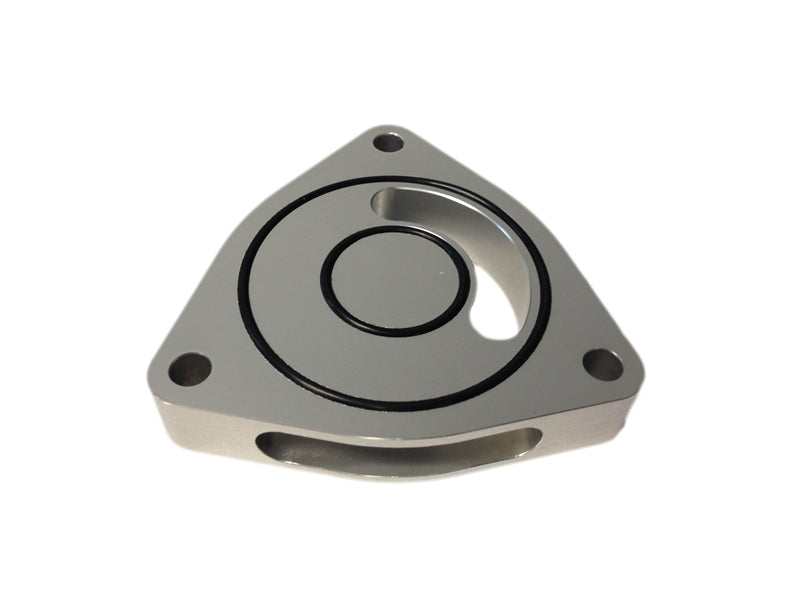 Torque Solution Blow Off BOV Sound Plate (Silver): Kia Optima 2.0T - eliteracefab.com