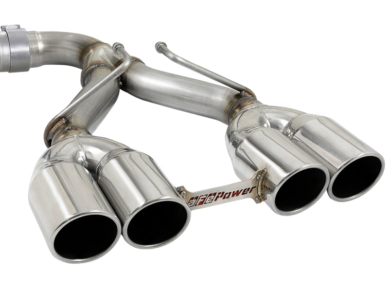 aFe Rebel Series 2.5in 304 SS Cat-Back Exhaust w/ Polished Tip 18-20 Jeep Wrangler (JL) aFe