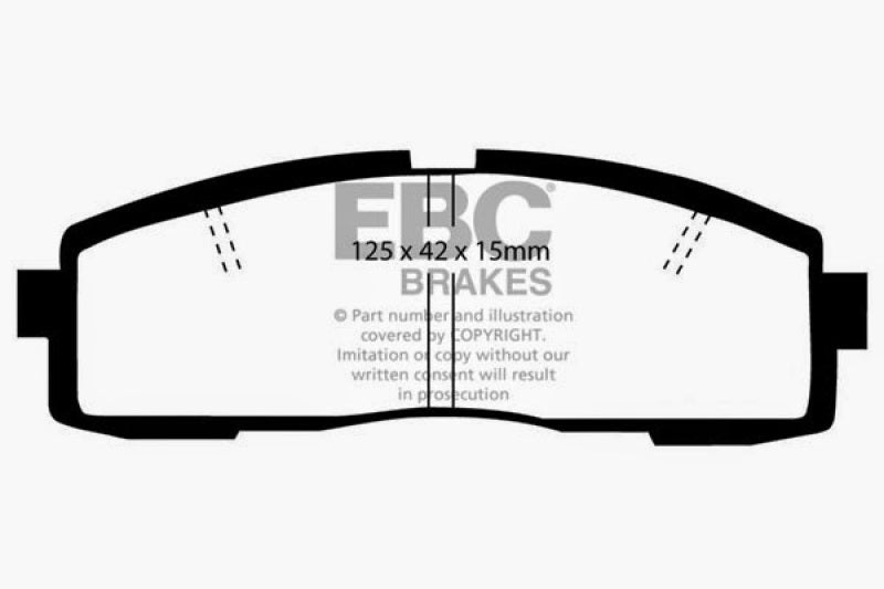 EBC RedStuff Rear Brake Pads - DP3608/2C EBC