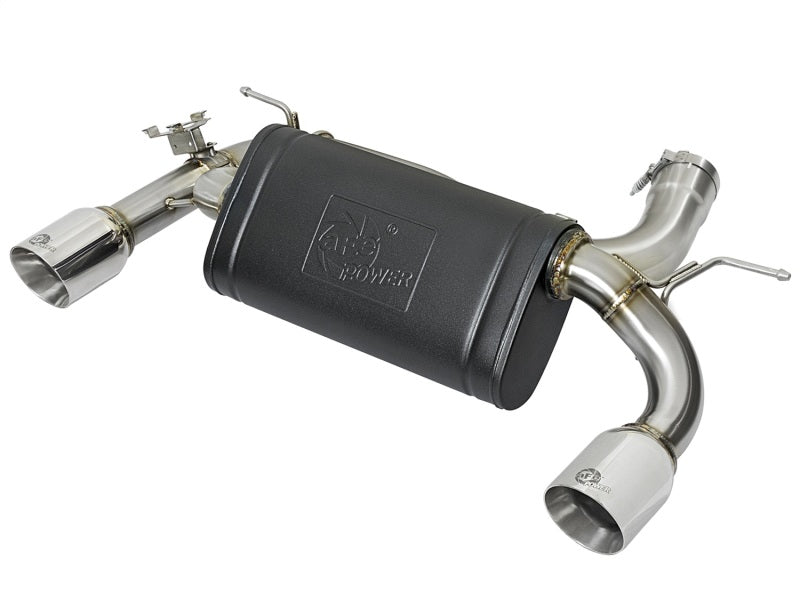 aFe MACHForce XP Exhausts Axle-Back 12-15 BMW 335i 3.0T (SS w/Polished Tips) aFe