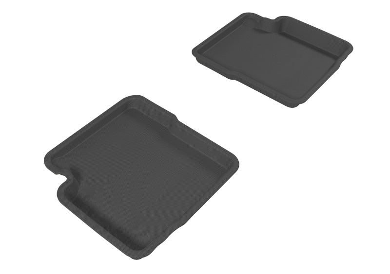 3D MAXpider L1FA00321509 2012-2019 Fiat 500 Kagu 2nd Row Floormats - Black