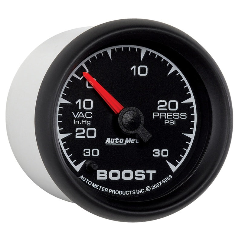 Autometer ES 52mm Full Sweep Electronic 30 In Hg-Vac/30 PSI Vacuum/Boost Gauge 5959