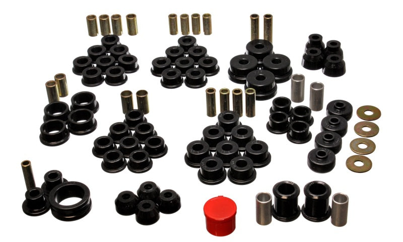 Energy Suspension 84-95 Chevrolet Corvette Black Hyper-flex Master Bushing Set - eliteracefab.com