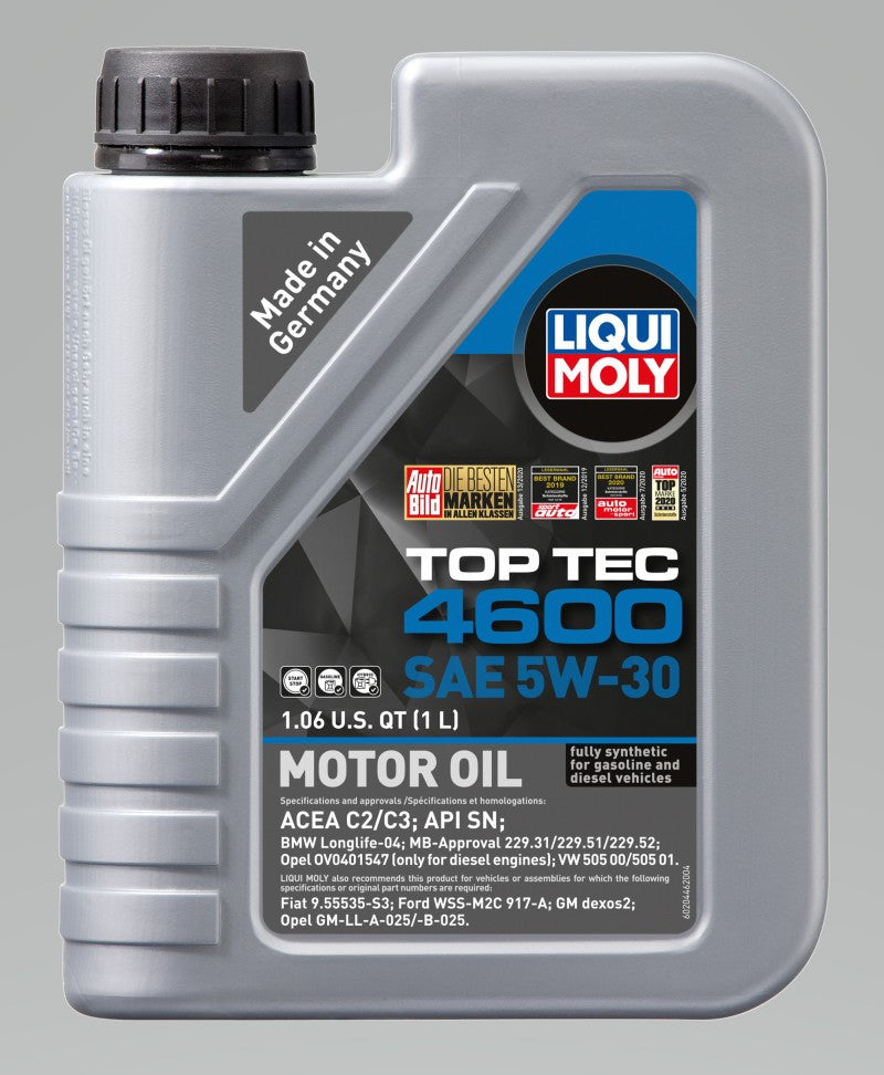 LIQUI MOLY 1L Top Tec 4600 Motor Oil 5W30 LIQUI MOLY