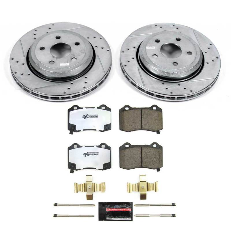 Power Stop 18-21 Jeep Grand Cherokee Rear Z26 Street Brake Kit PowerStop