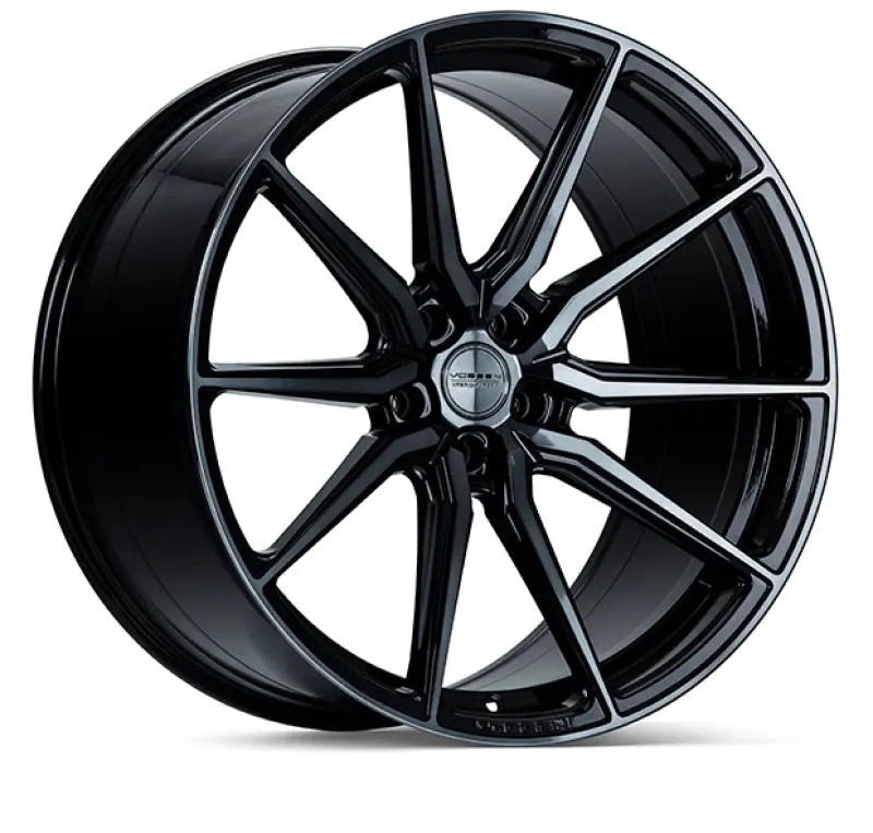 Vossen HF-3 19x9.5 / 5x120 / ET40 / Deep Face / 72.56 - Double Tinted - Gloss Black Wheel Vossen