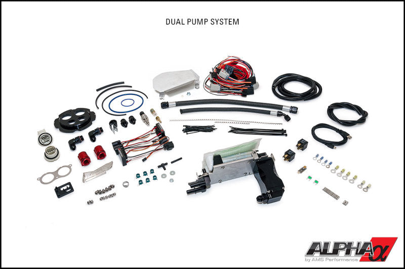 AMS Performance Alpha R35 GT-R Omega Brushless Fuel Pump System - Dual Brushless Pump In-Tank Fuel System - eliteracefab.com