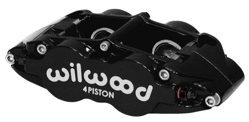 Wilwood Caliper-Narrow Superlite 4R - Black 1.12/1.12in Pistons 0.81in Disc Wilwood