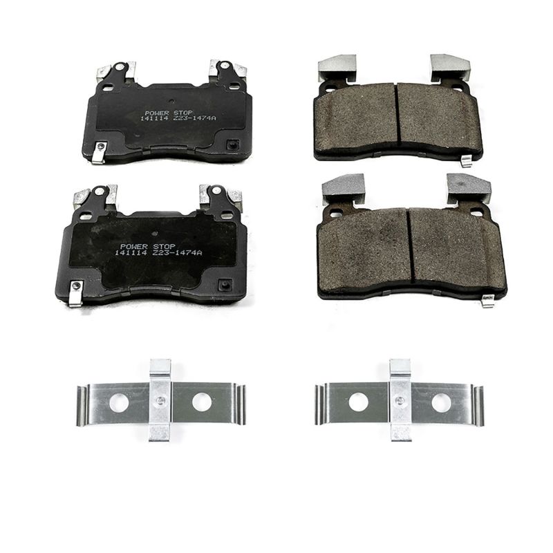 Power Stop 15-19 Cadillac CTS Front Z17 Evolution Ceramic Brake Pads w/Hardware PowerStop