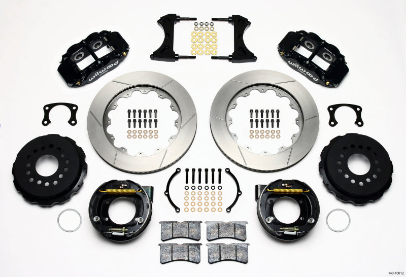 Wilwood Narrow Superlite 4R Rear P-Brk Kit 14.00in New Big Ford 2.50in Offset Wilwood