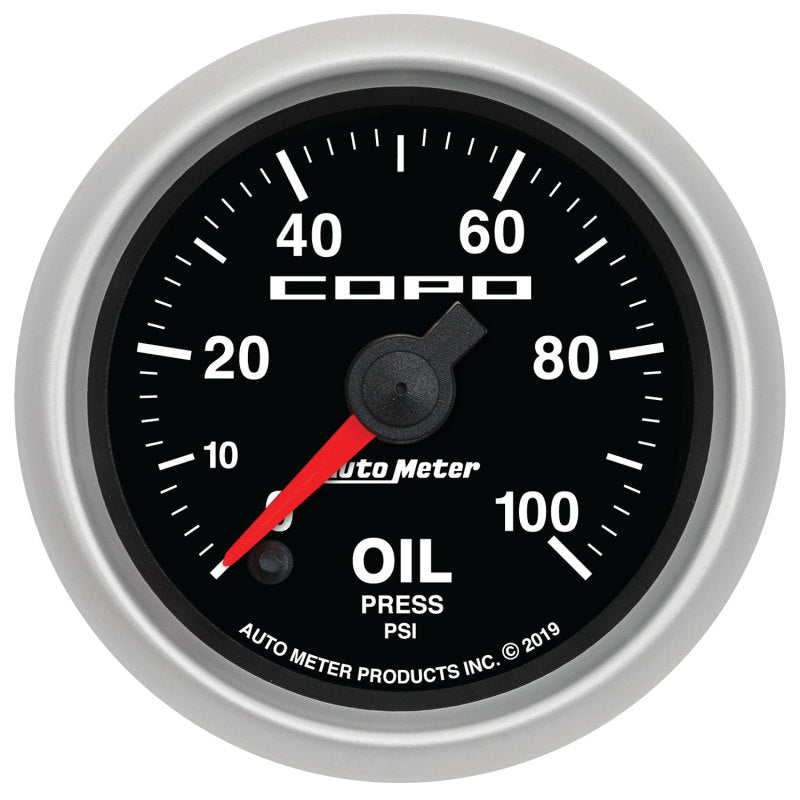 Autometer 52mm 100 PSI Digital Oil Pressure Gauge Chevrolet COPO Camaro 880876