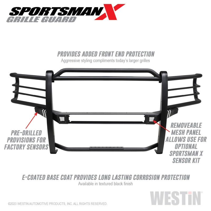 Westin 19-20 Ram 2500/3500 Sportsman X Grille Guard - Textured Black Westin