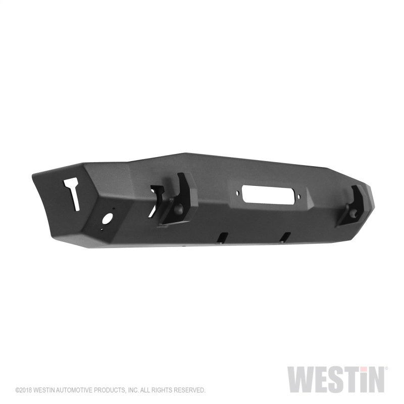 Westin 18-22 Jeep Wrangler JL / 20-22 Gladiator WJ2 Stubby Front Bumper - Tex. Blk Westin