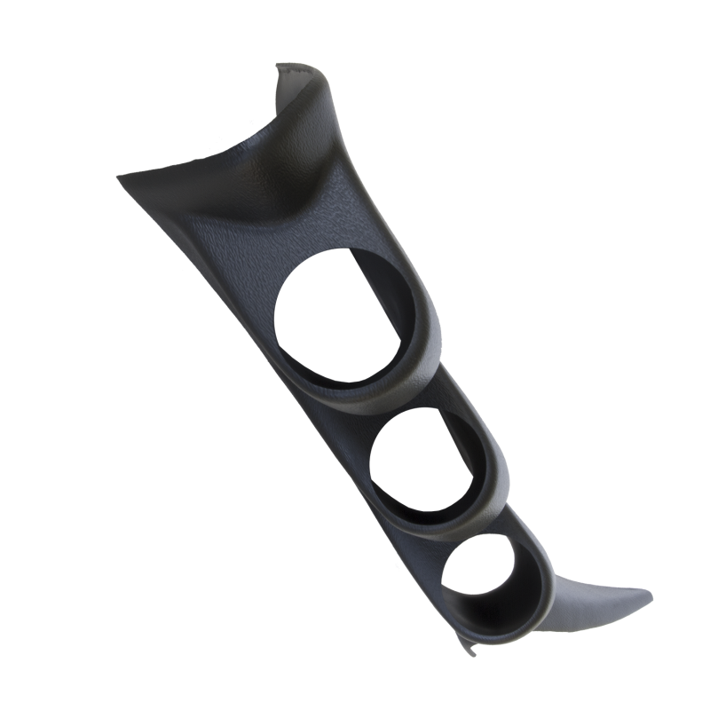 Autometer 99-06 GMC Sierra/Dmax (w/ speaker) Triple Pillar - Black 17107