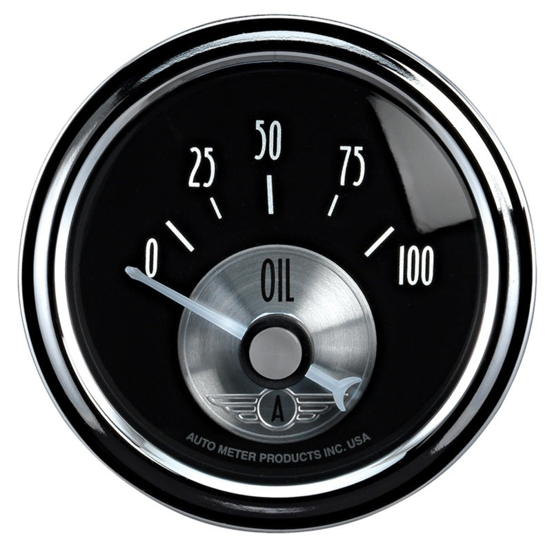Autometer Prestige Series 52mm 0-100 PSI Short Sweep Electronic Oil Pressure Gauge 2028