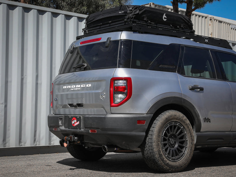 aFe Ford Bronco Sport 21-22 L3-1.5L (t)/L4-2.0L (t) Vulcan Cat-Back Exhaust System- Carbon Tips aFe