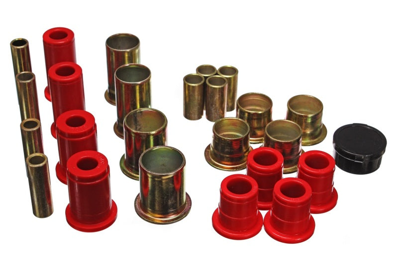 Energy Suspension 82-04 Ford Blazer/S10/S15 PickUp 2WD Red Front Control Arm Bushing Set - eliteracefab.com