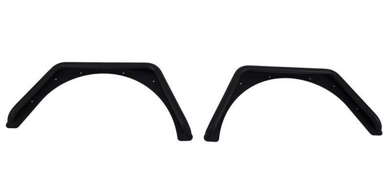 Fishbone Offroad 97-06 Jeep Wrangler TJ Steel Tube Fenders Rear 3In Flare - Blk Textured Powdercoat Fishbone Offroad