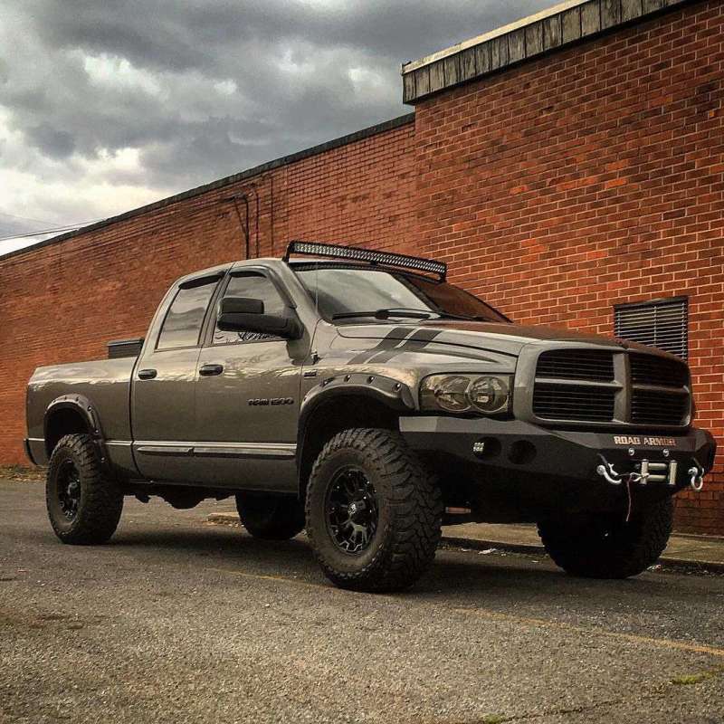 Road Armor 02-05 Dodge 1500 Stealth Front Winch Bumper - Tex Blk Road Armor