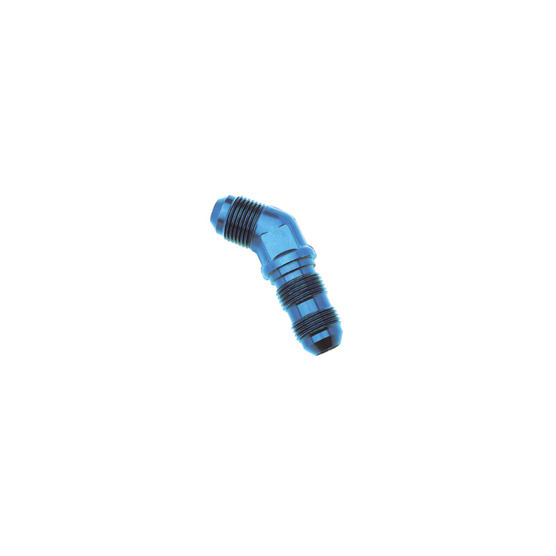 Russell -3 AN 45° Flare Bulkhead Fitting Blue - 661370